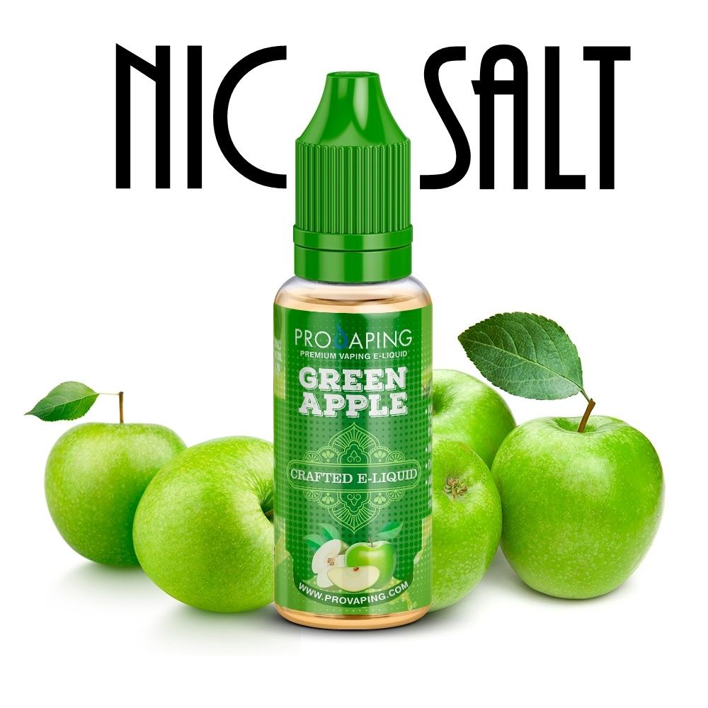 Green Apple Nic salt eliquid provaping